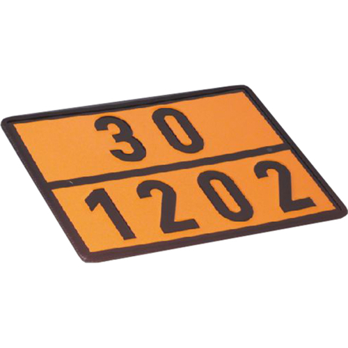 Einstofftafel für Heizöl und Diesel - Gefahrgut Warntafel (30/1202)