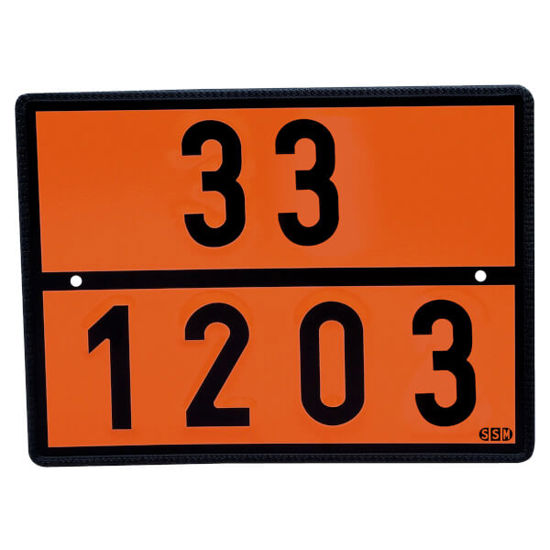 Einstofftafel für Benzin/Super - Gefahrstofftafel nach GGVS/ADR | 40x30 cm