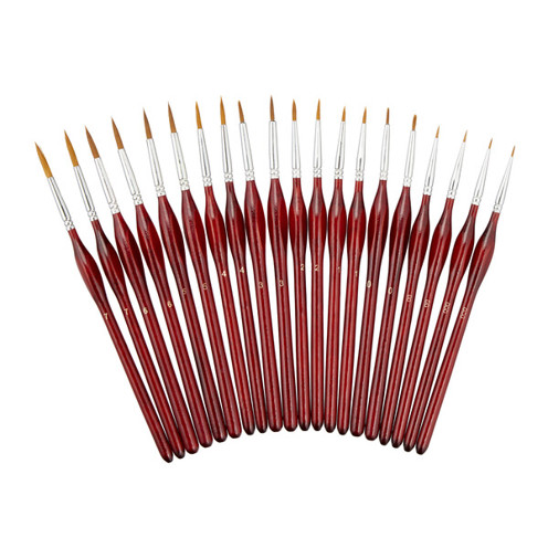 20-teiliges Farbpinsel-Set - Bunte Künstlerpinsel (Art. Nr. 10048483)