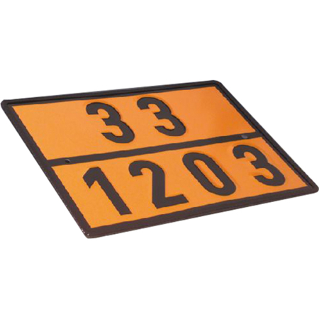 Einstofftafel Benzin/Super - Gefahrgut Warntafel (30/1203)