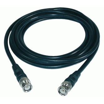 ABUS BNC 5m Koaxialkabel - Schwarz - Hochwertiges Koaxialinstallationskabel