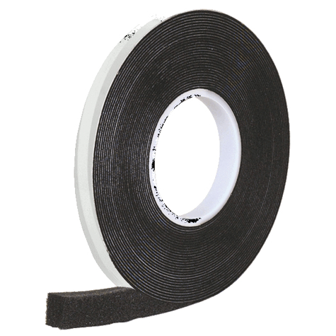 beko KP-Band 150 plus - Trockenbau-Dichtungsband (Kompriband) | 1/4 x 15 mm | 13 m/Rolle - Schwarz