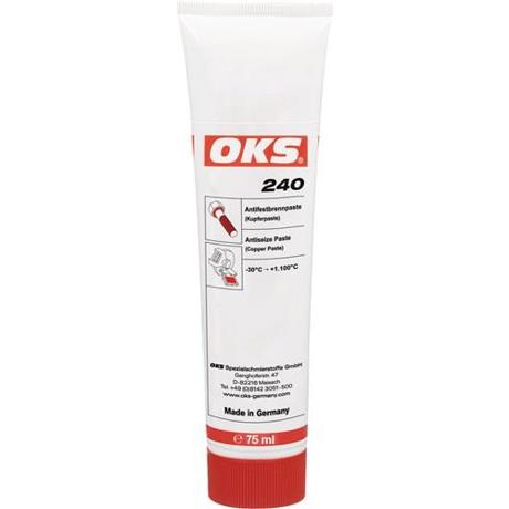 OKS Kupferpaste 1105850414 - Antifestbrennpaste, 240g, 75ml