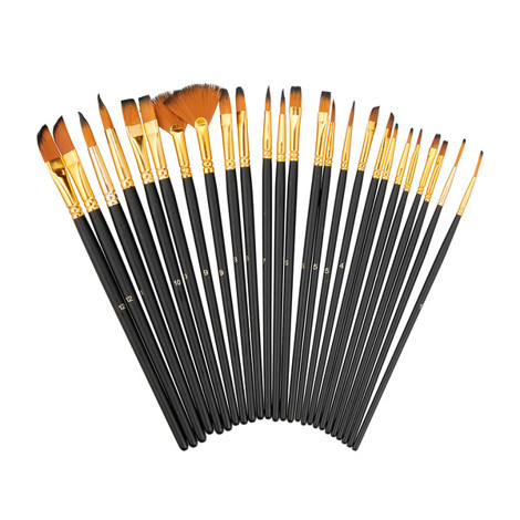25-teiliges Buntes Pinsel-Set für Künstler - Modell 10048485_0