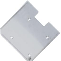 Edelstahl Wechselrahmen für Gefahrzettel - Einschubrahmen 250x250 mm