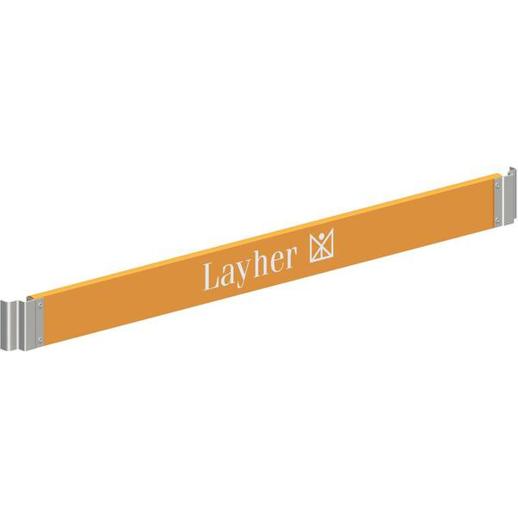 Bordbrett mit Klaue - L1800 x H150 mm
