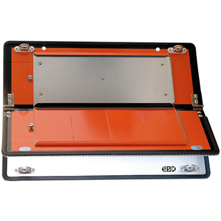 Klappbare Zifferntafel für Tankfahrzeuge - Grundplatte - 40 x 30 cm - ADR/GGVS